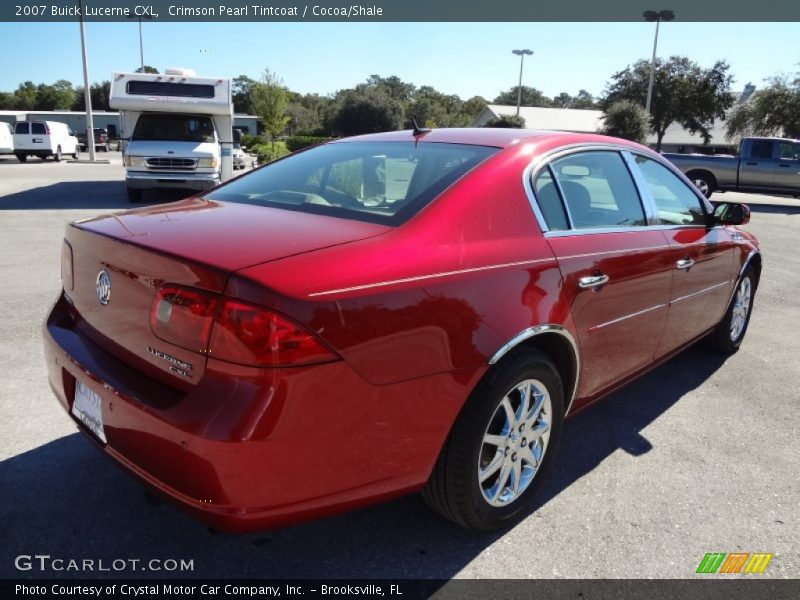 Crimson Pearl Tintcoat / Cocoa/Shale 2007 Buick Lucerne CXL