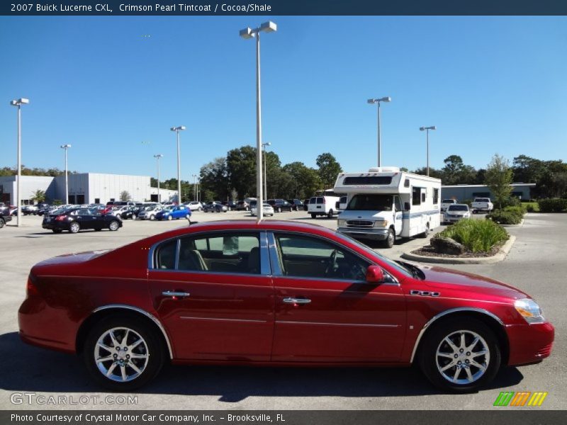 Crimson Pearl Tintcoat / Cocoa/Shale 2007 Buick Lucerne CXL