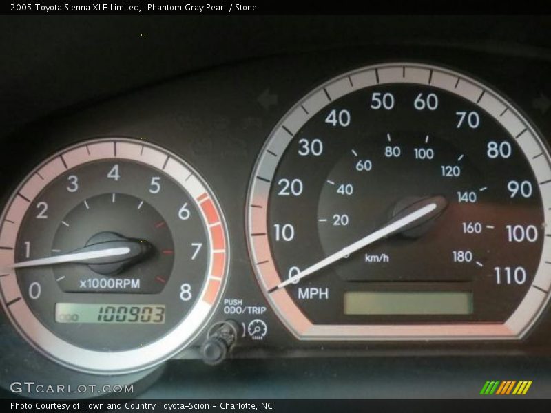 Phantom Gray Pearl / Stone 2005 Toyota Sienna XLE Limited