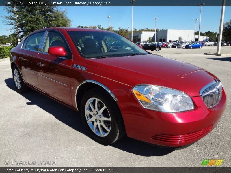 Crimson Pearl Tintcoat / Cocoa/Shale 2007 Buick Lucerne CXL