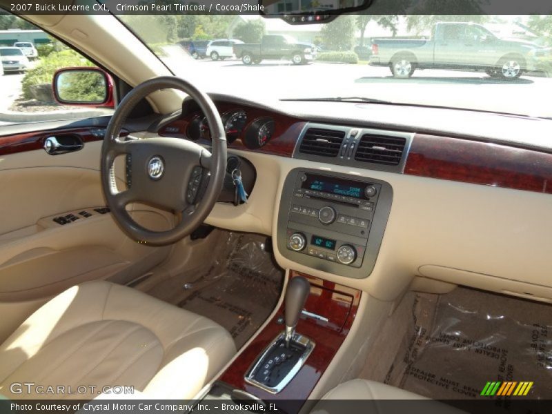 Crimson Pearl Tintcoat / Cocoa/Shale 2007 Buick Lucerne CXL