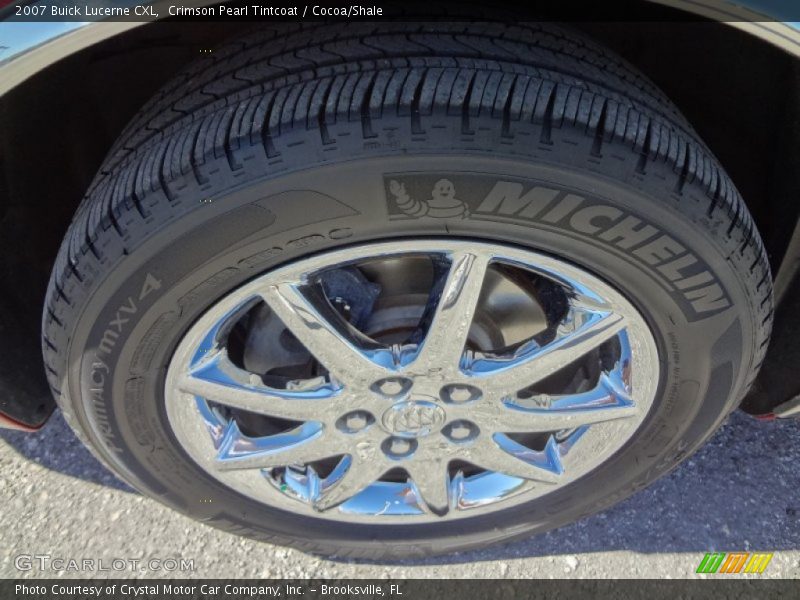 Crimson Pearl Tintcoat / Cocoa/Shale 2007 Buick Lucerne CXL