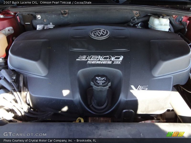Crimson Pearl Tintcoat / Cocoa/Shale 2007 Buick Lucerne CXL