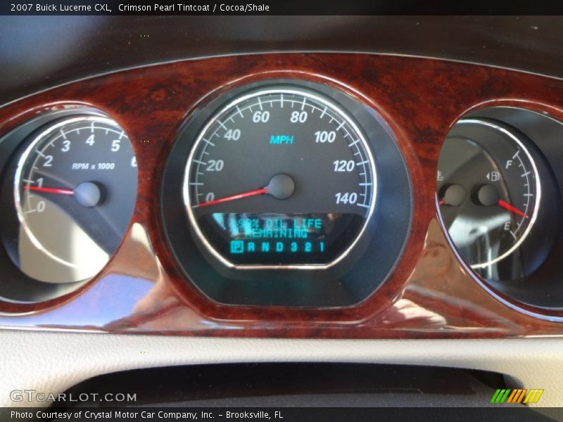 Crimson Pearl Tintcoat / Cocoa/Shale 2007 Buick Lucerne CXL