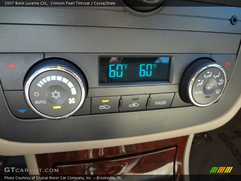 Crimson Pearl Tintcoat / Cocoa/Shale 2007 Buick Lucerne CXL