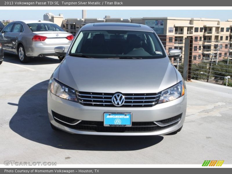 Tungsten Silver Metallic / Titan Black 2013 Volkswagen Passat TDI SE