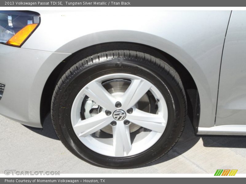 Tungsten Silver Metallic / Titan Black 2013 Volkswagen Passat TDI SE