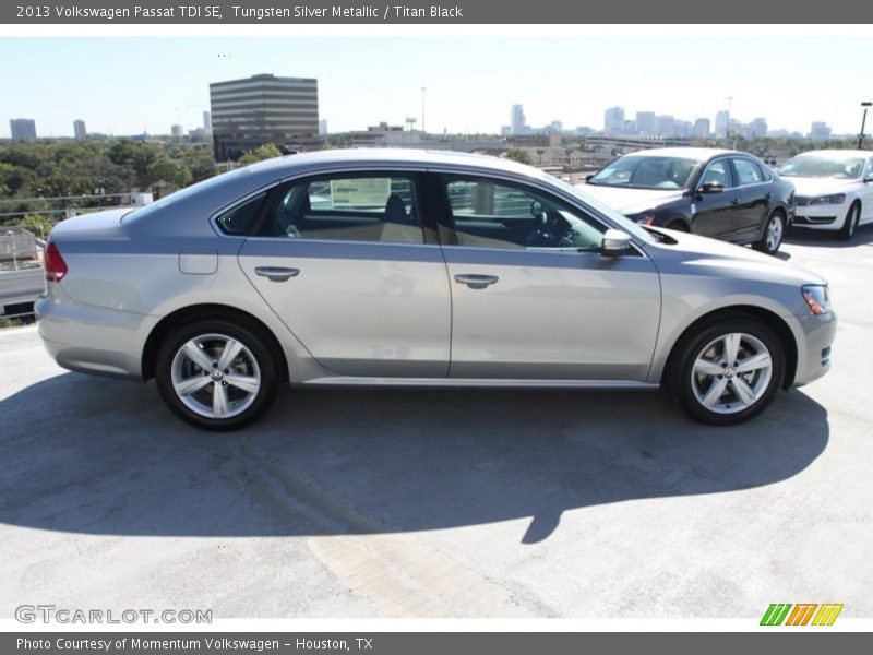 Tungsten Silver Metallic / Titan Black 2013 Volkswagen Passat TDI SE