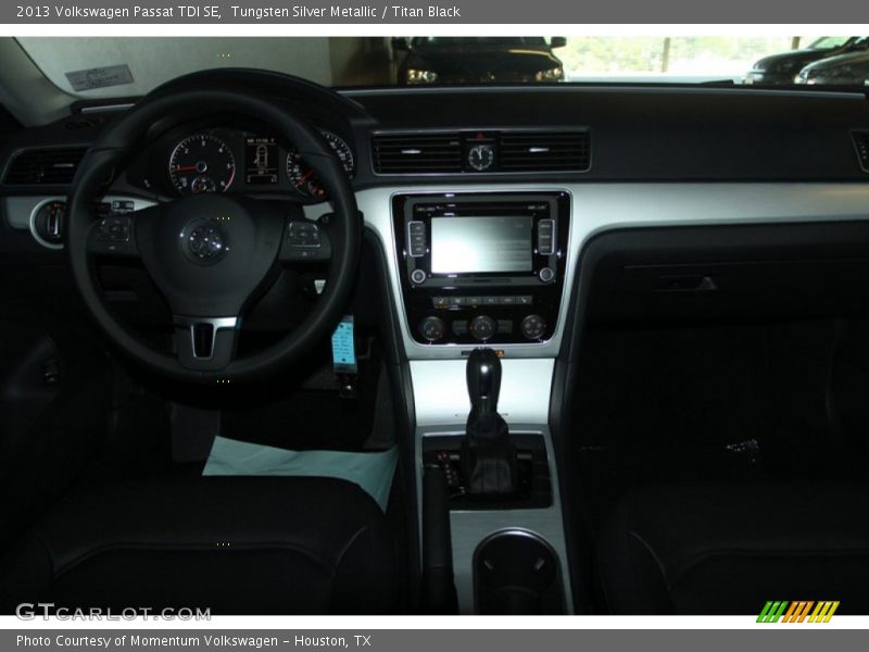 Tungsten Silver Metallic / Titan Black 2013 Volkswagen Passat TDI SE