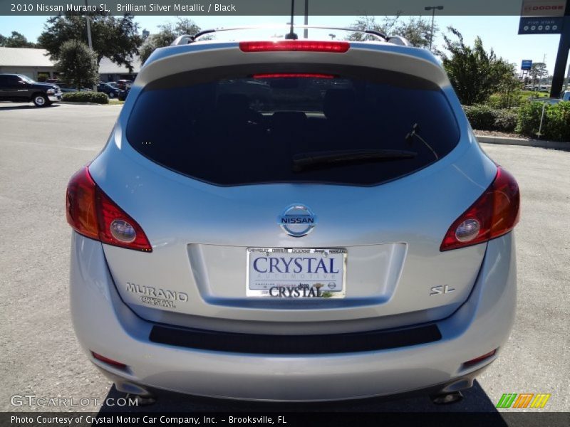Brilliant Silver Metallic / Black 2010 Nissan Murano SL