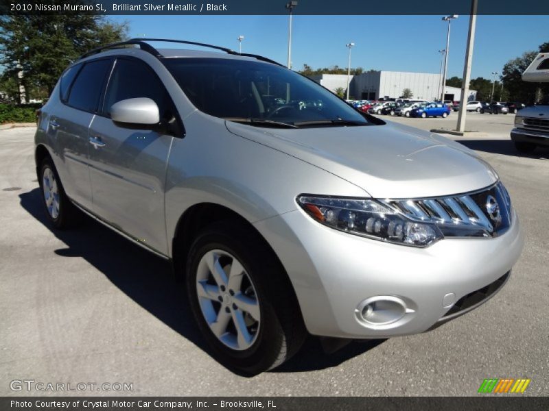 Brilliant Silver Metallic / Black 2010 Nissan Murano SL
