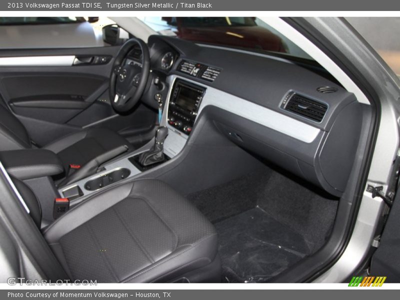 Tungsten Silver Metallic / Titan Black 2013 Volkswagen Passat TDI SE