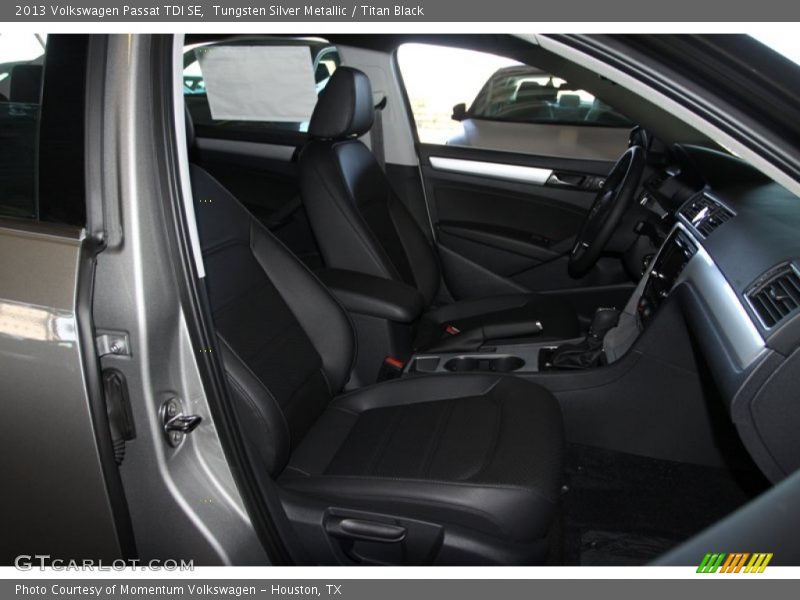 Tungsten Silver Metallic / Titan Black 2013 Volkswagen Passat TDI SE