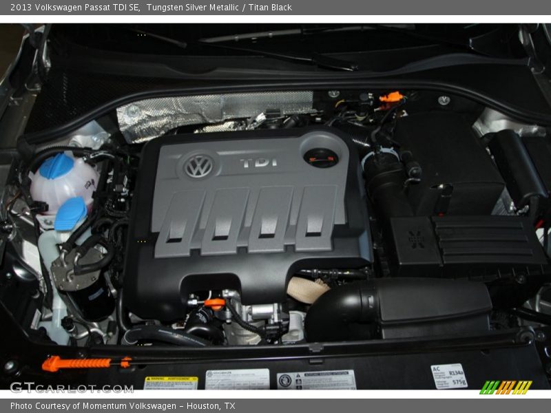 Tungsten Silver Metallic / Titan Black 2013 Volkswagen Passat TDI SE