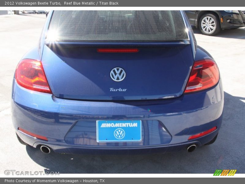 Reef Blue Metallic / Titan Black 2012 Volkswagen Beetle Turbo