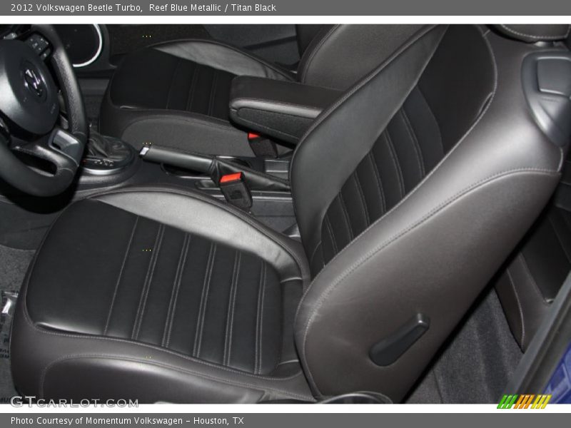 Reef Blue Metallic / Titan Black 2012 Volkswagen Beetle Turbo