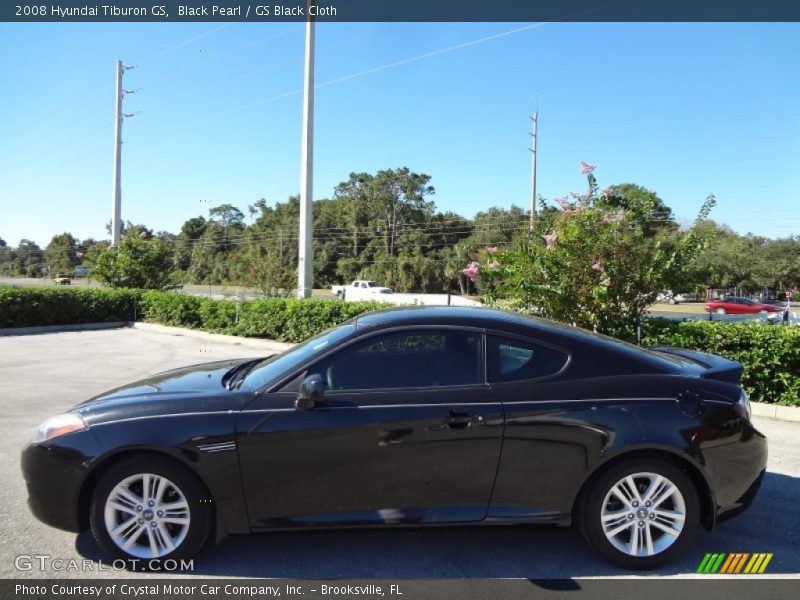 Black Pearl / GS Black Cloth 2008 Hyundai Tiburon GS