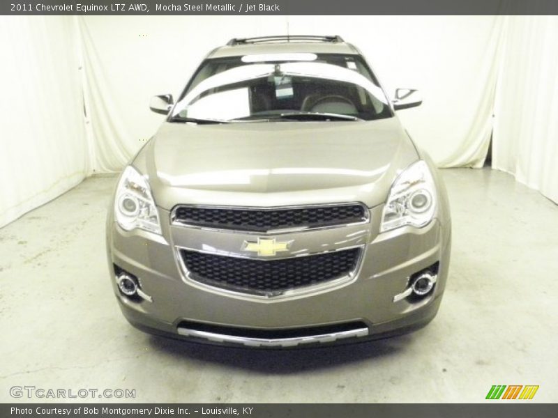 Mocha Steel Metallic / Jet Black 2011 Chevrolet Equinox LTZ AWD