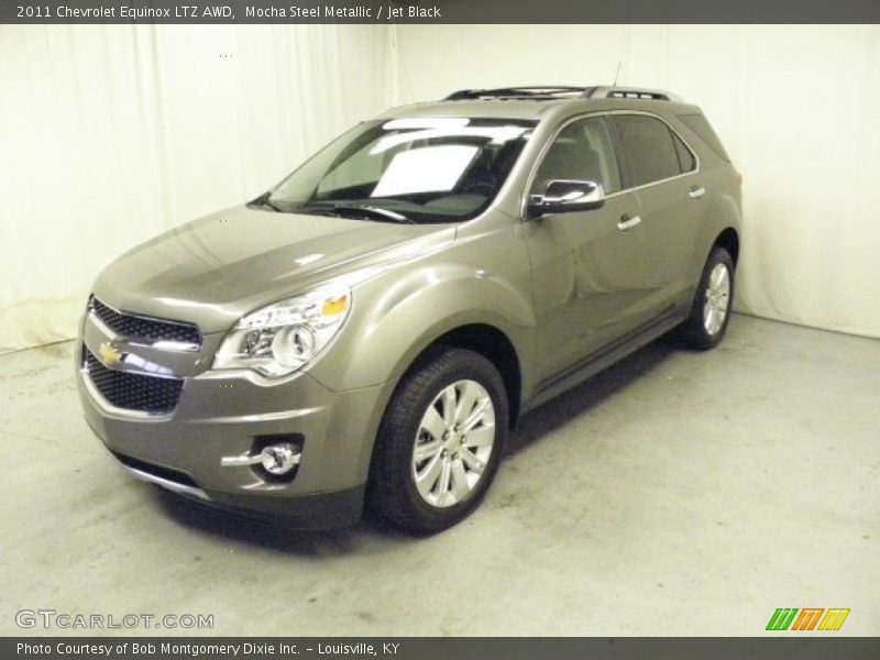 Mocha Steel Metallic / Jet Black 2011 Chevrolet Equinox LTZ AWD