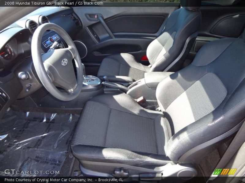 Black Pearl / GS Black Cloth 2008 Hyundai Tiburon GS