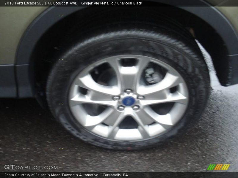 Ginger Ale Metallic / Charcoal Black 2013 Ford Escape SEL 1.6L EcoBoost 4WD