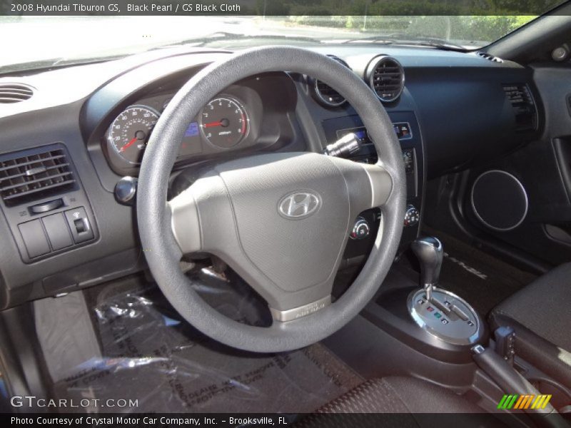 Black Pearl / GS Black Cloth 2008 Hyundai Tiburon GS