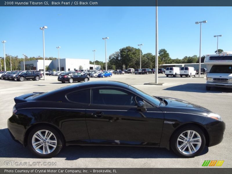 Black Pearl / GS Black Cloth 2008 Hyundai Tiburon GS