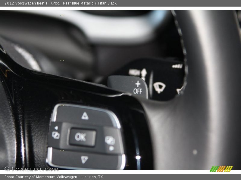 Reef Blue Metallic / Titan Black 2012 Volkswagen Beetle Turbo
