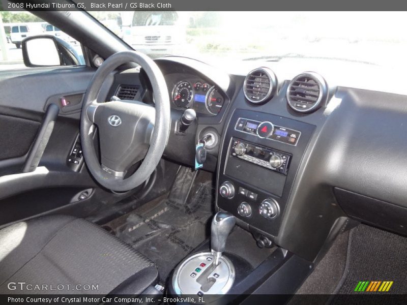Black Pearl / GS Black Cloth 2008 Hyundai Tiburon GS