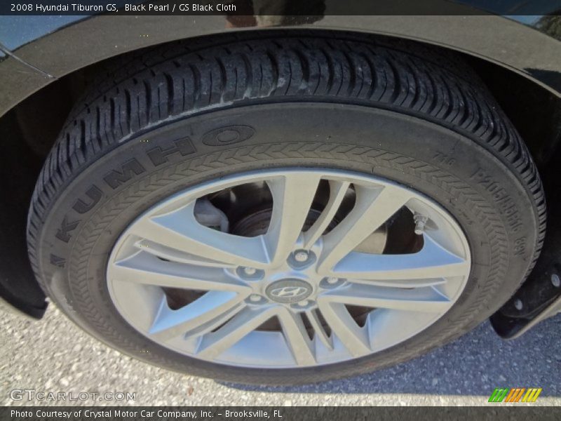 Black Pearl / GS Black Cloth 2008 Hyundai Tiburon GS