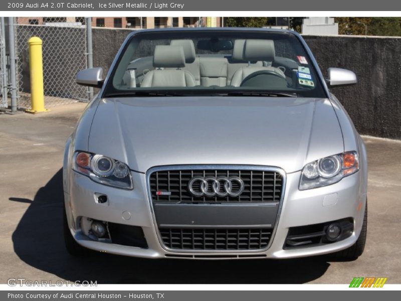 Ice Silver Metallic / Light Grey 2009 Audi A4 2.0T Cabriolet
