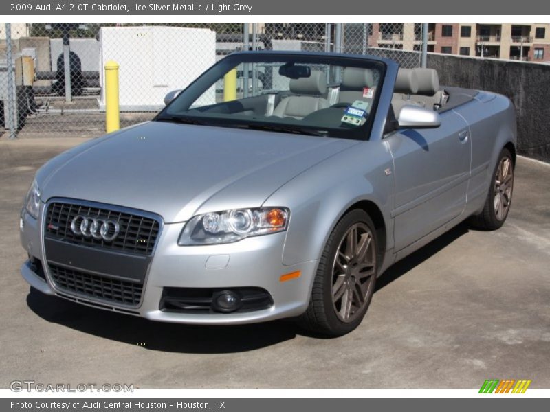 Ice Silver Metallic / Light Grey 2009 Audi A4 2.0T Cabriolet
