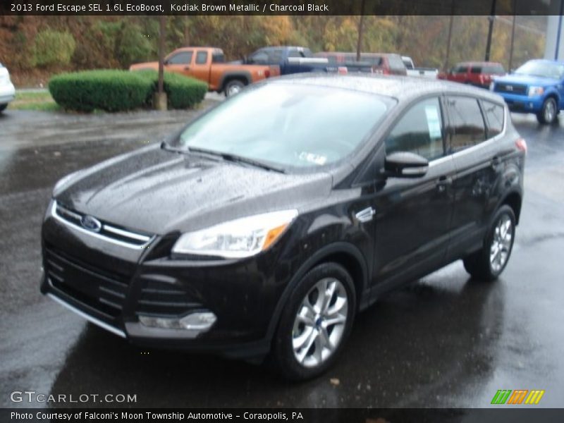 Kodiak Brown Metallic / Charcoal Black 2013 Ford Escape SEL 1.6L EcoBoost