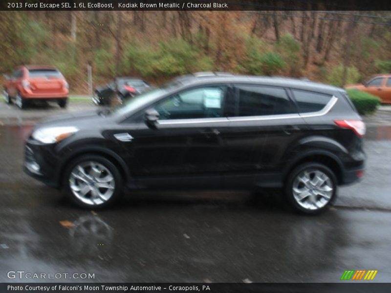 Kodiak Brown Metallic / Charcoal Black 2013 Ford Escape SEL 1.6L EcoBoost