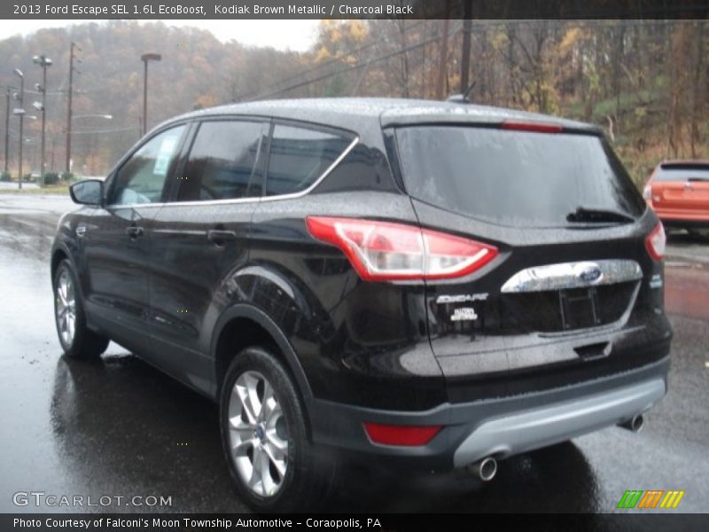 Kodiak Brown Metallic / Charcoal Black 2013 Ford Escape SEL 1.6L EcoBoost
