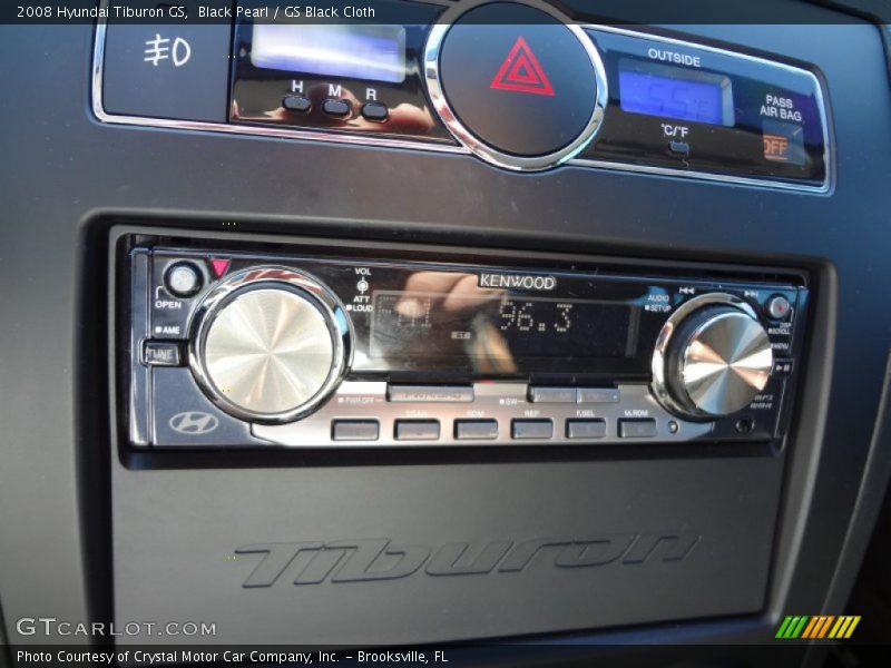 Black Pearl / GS Black Cloth 2008 Hyundai Tiburon GS