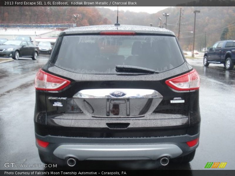 Kodiak Brown Metallic / Charcoal Black 2013 Ford Escape SEL 1.6L EcoBoost