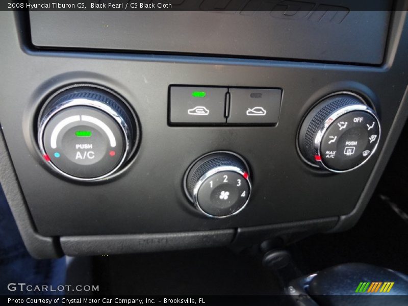 Black Pearl / GS Black Cloth 2008 Hyundai Tiburon GS