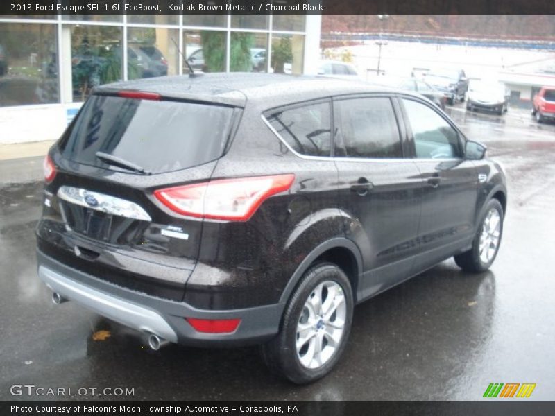 Kodiak Brown Metallic / Charcoal Black 2013 Ford Escape SEL 1.6L EcoBoost