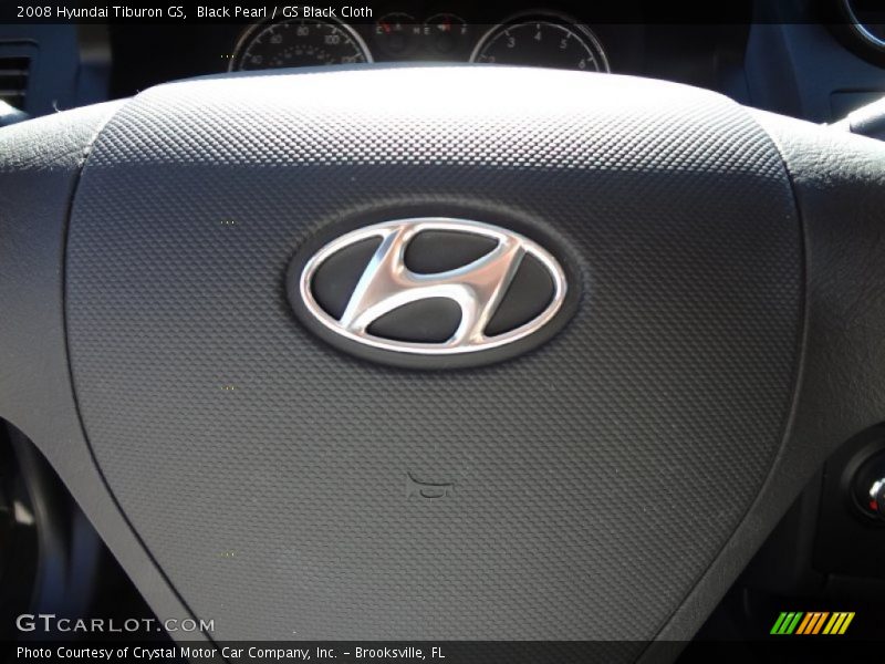 Black Pearl / GS Black Cloth 2008 Hyundai Tiburon GS