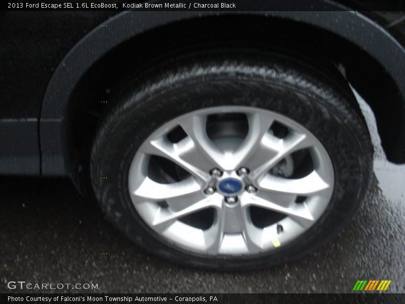 Kodiak Brown Metallic / Charcoal Black 2013 Ford Escape SEL 1.6L EcoBoost