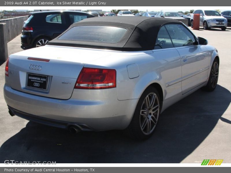 Ice Silver Metallic / Light Grey 2009 Audi A4 2.0T Cabriolet