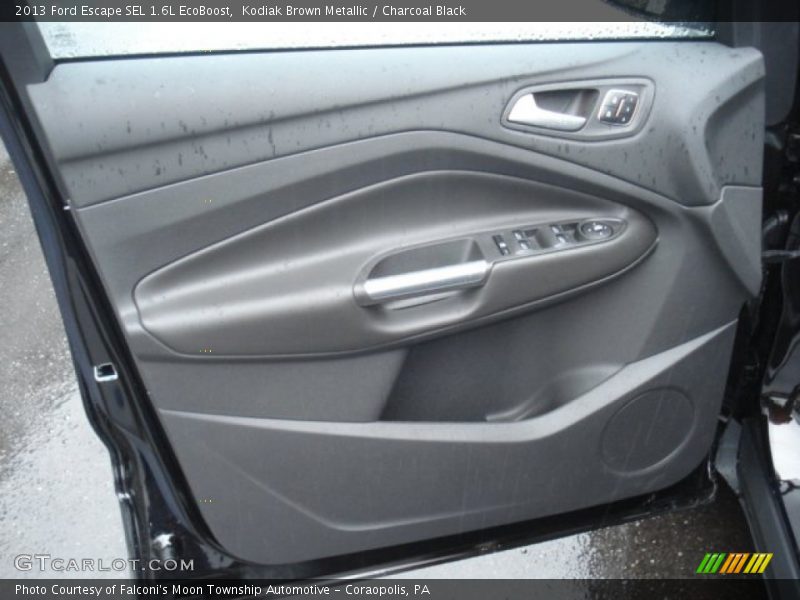 Kodiak Brown Metallic / Charcoal Black 2013 Ford Escape SEL 1.6L EcoBoost