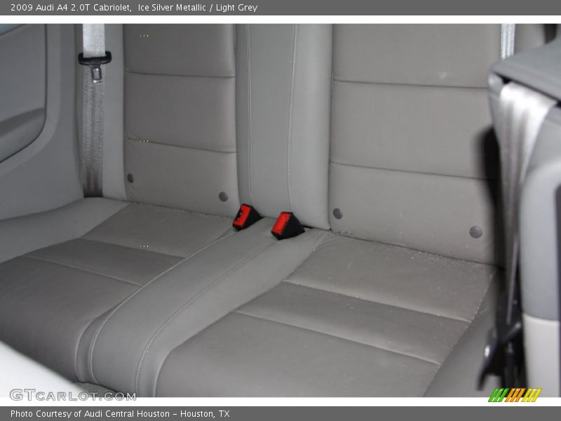 Ice Silver Metallic / Light Grey 2009 Audi A4 2.0T Cabriolet