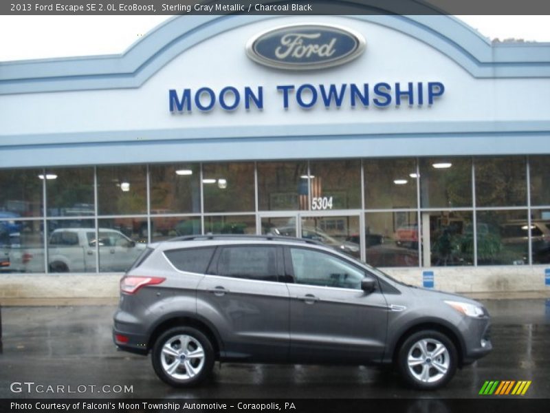 Sterling Gray Metallic / Charcoal Black 2013 Ford Escape SE 2.0L EcoBoost