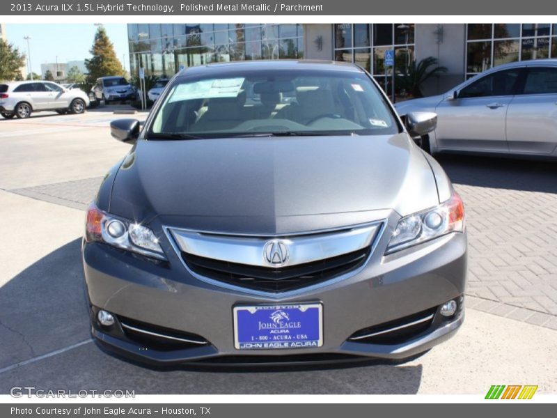 Polished Metal Metallic / Parchment 2013 Acura ILX 1.5L Hybrid Technology