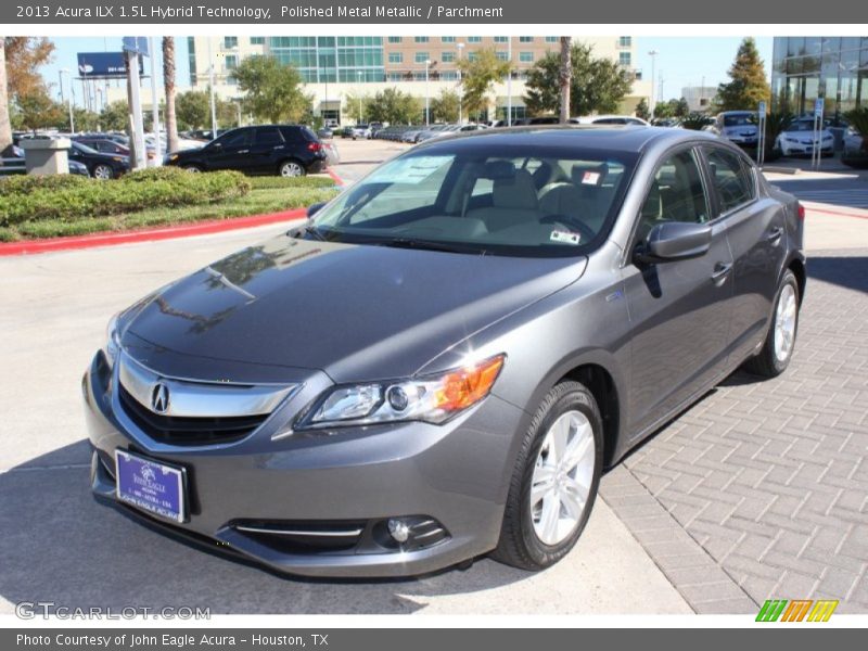 Polished Metal Metallic / Parchment 2013 Acura ILX 1.5L Hybrid Technology