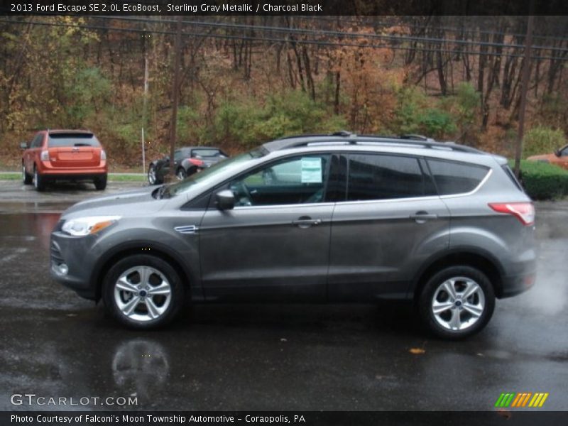 Sterling Gray Metallic / Charcoal Black 2013 Ford Escape SE 2.0L EcoBoost