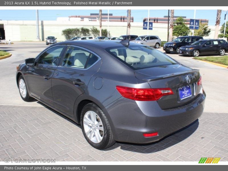 Polished Metal Metallic / Parchment 2013 Acura ILX 1.5L Hybrid Technology