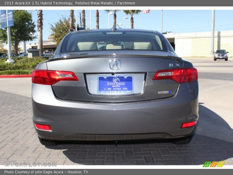 Polished Metal Metallic / Parchment 2013 Acura ILX 1.5L Hybrid Technology